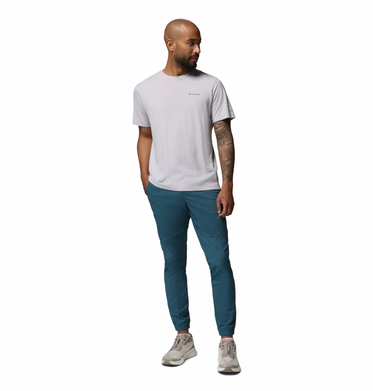 Columbia Men Blue Omni-Shield Tech Wind Pant