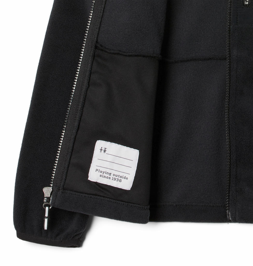 Columbia Kids Unisex Black Fast Trek III Fleece Full Zip Fleece Jacket