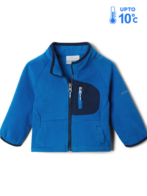 Columbia Kids Unisex Navy Blue Fast Trek III Fleece Jacket