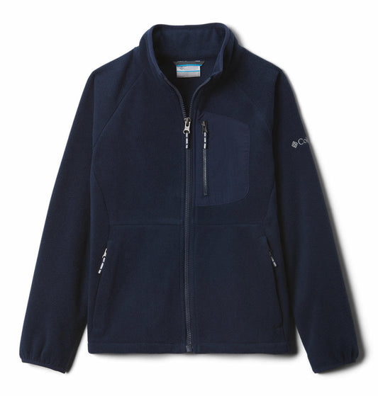 Columbia Kids Unisex Blue Fast Trek III Fleece Full Zip Fleece Jacket