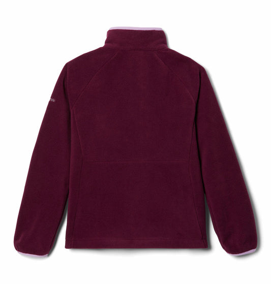 Columbia Kids Unisex Purple Fast Trek III Full Zip Fleece Top
