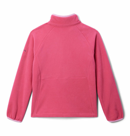 Columbia Kids Unisex Pink Fast Trek III Fleece Full Zip Jacket