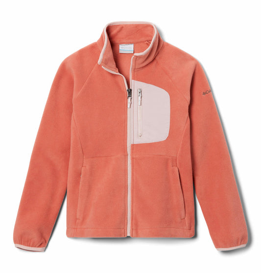Columbia Kids Unisex Peach Fast Trek III Full Zip Fleece Top