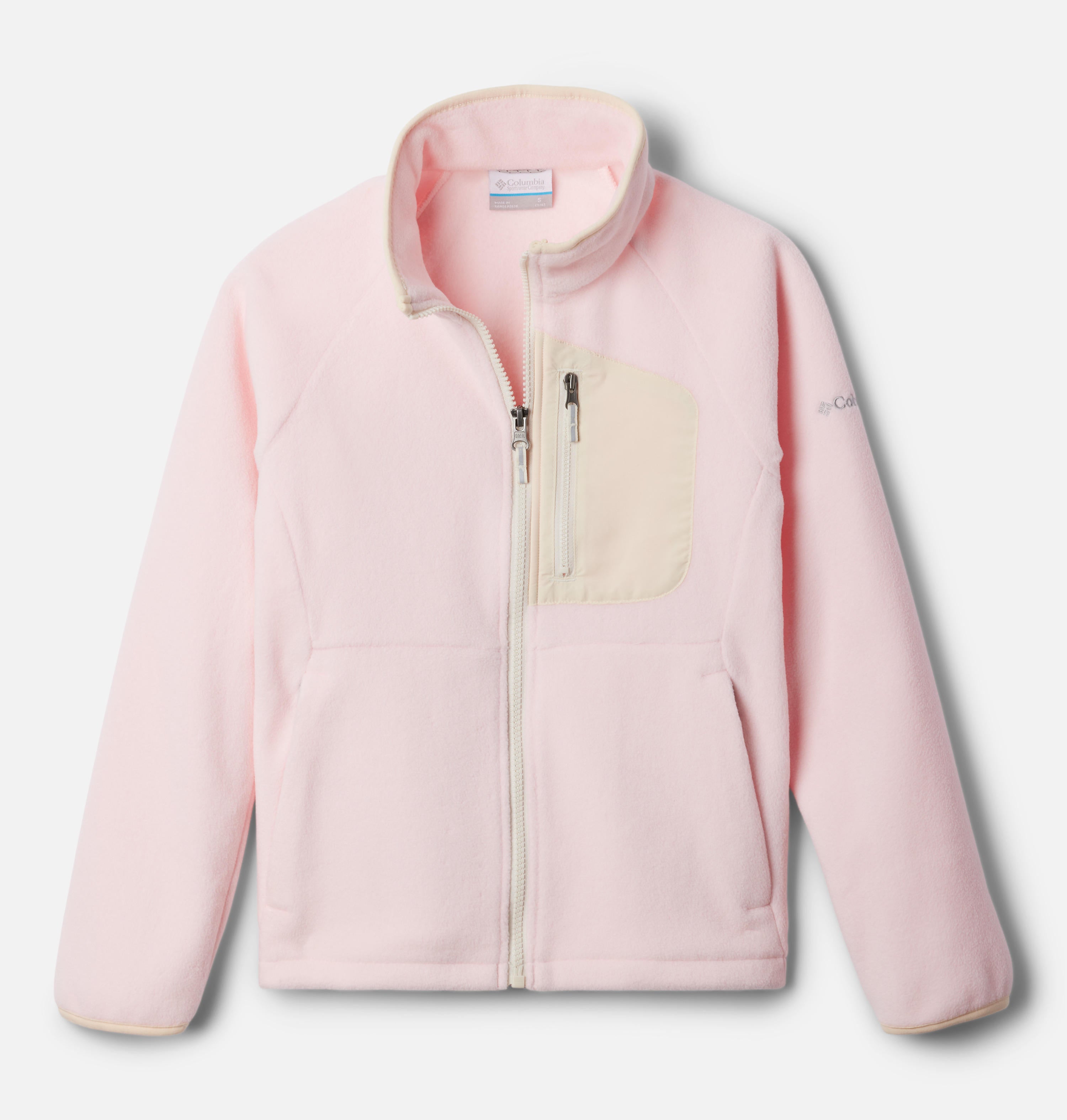 Columbia Kids Unisex Pink Fast Trek IV Fleece Full Zip