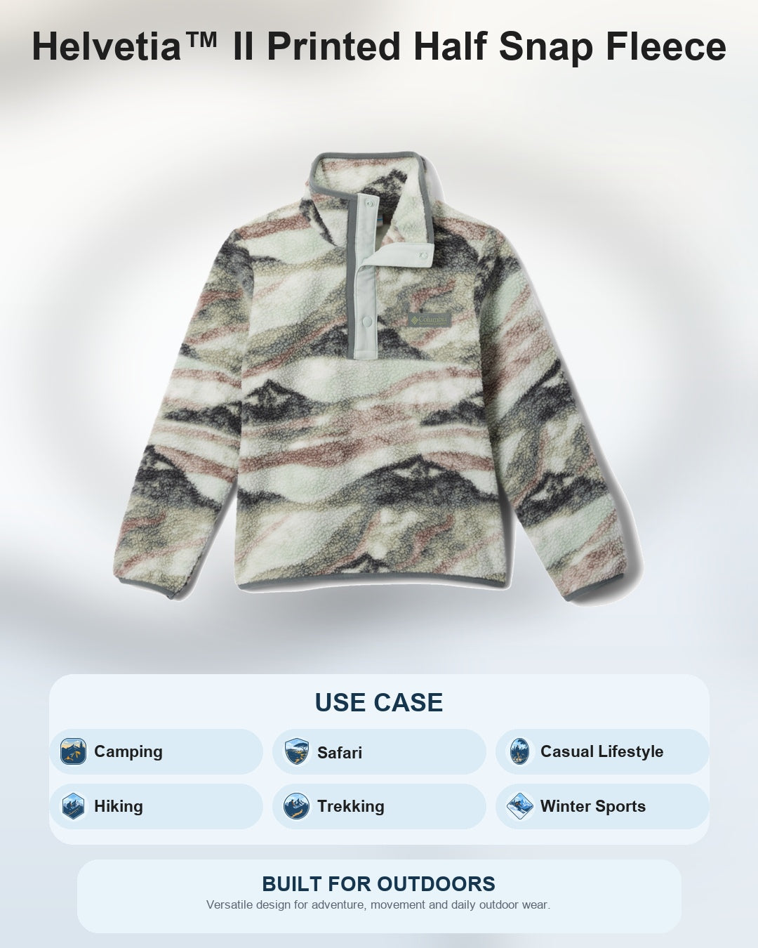 kids unisex green helvetia ii pullover
