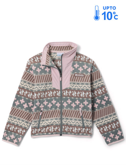 Columbia Kids Unisex Brown Sequoia Grove Fleece Jacket