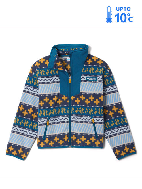 Columbia Kids Unisex Blue Sequoia Grove Fleece Jacket
