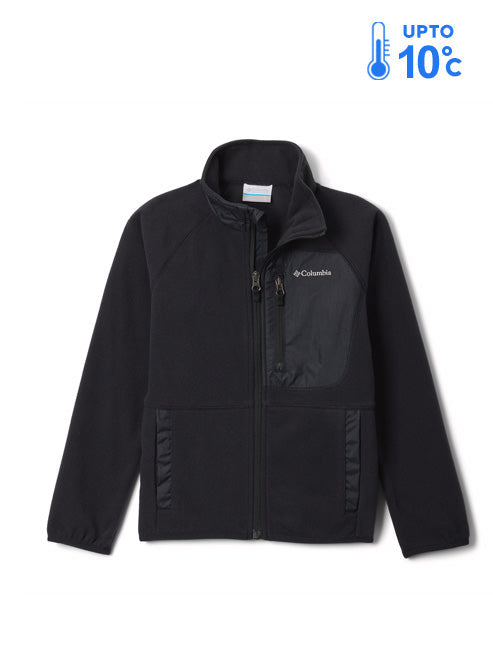 Columbia Kids Unisex Black Fast Trek V Fleece Jacket