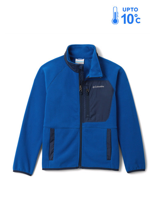 Columbia Kids Unisex Blue Fast Trek V Fleece Jacket