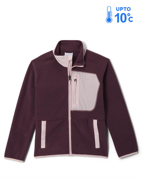 Columbia Kids Unisex Red Fast Trek V Fleece Jacket