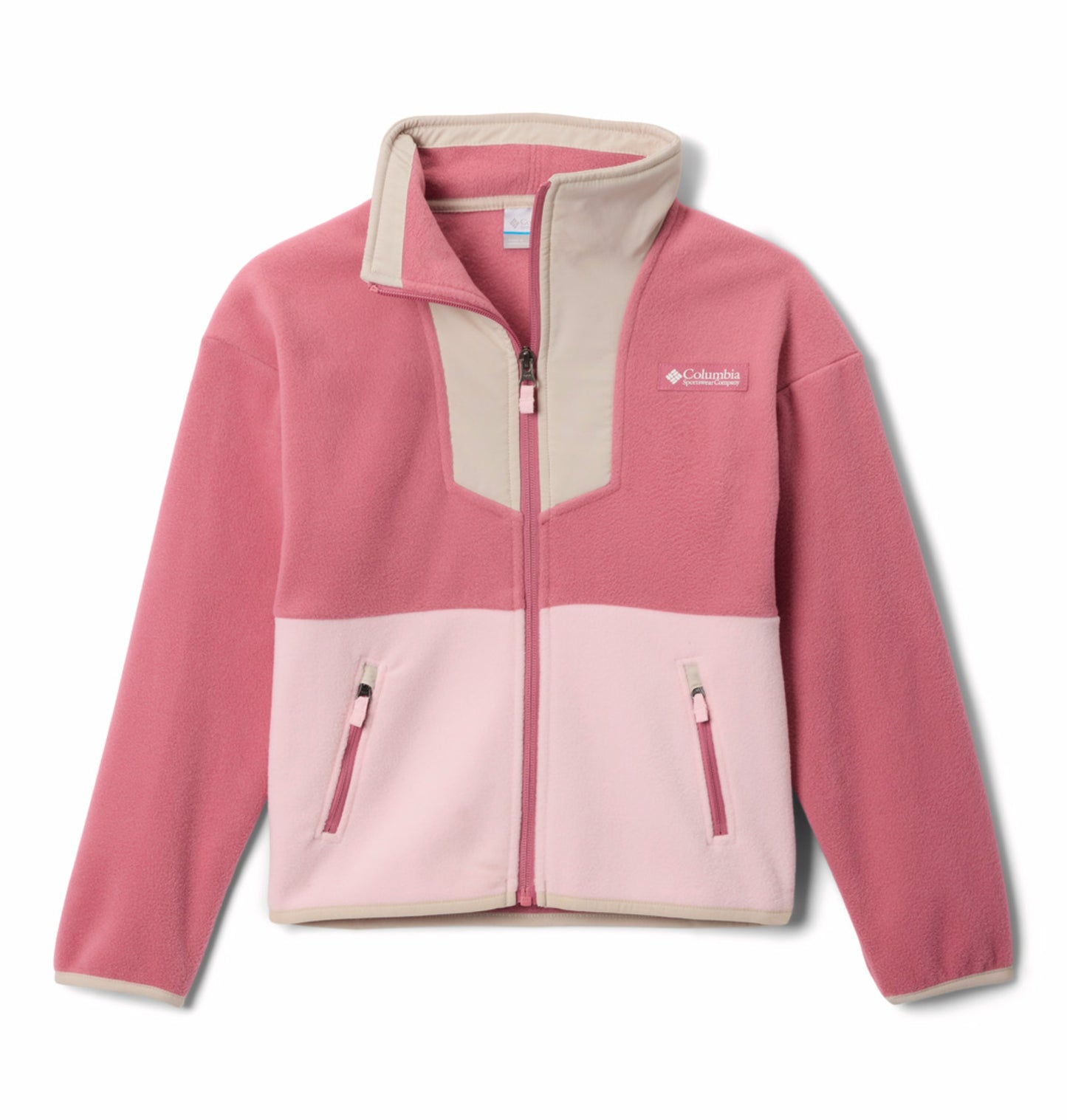 Columbia Kids Unisex Pink Sequoia Grove Fleece Jacket