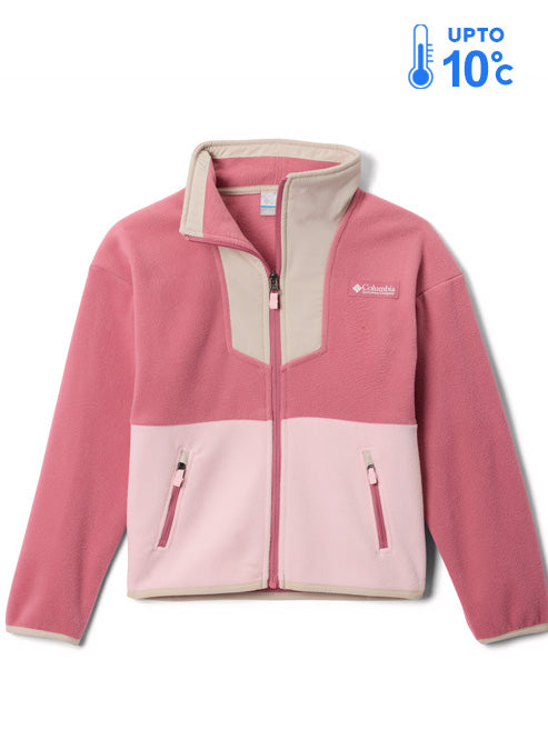 Columbia Kids Unisex Pink Sequoia Grove Fleece Jacket