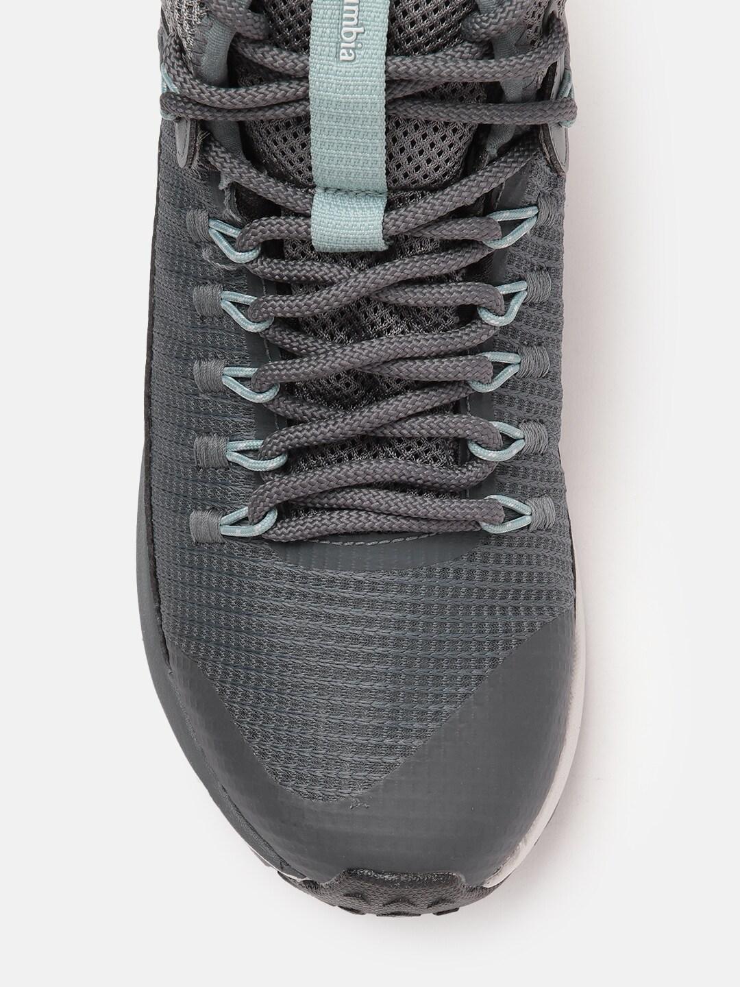 Columbia Women Grey TRAILSTORM MID Water Resistant Shoes