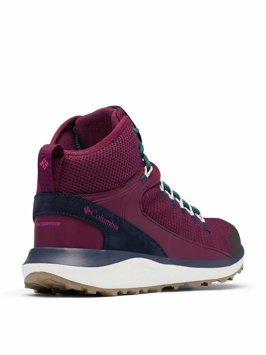 Columbia Women Red TRAILSTORM MID Water Resistant Shoes