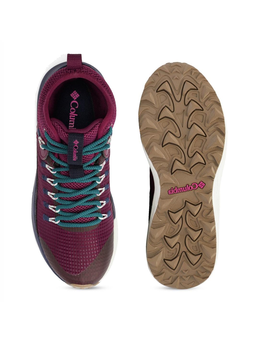 Columbia Women Red TRAILSTORM MID Water Resistant Shoes