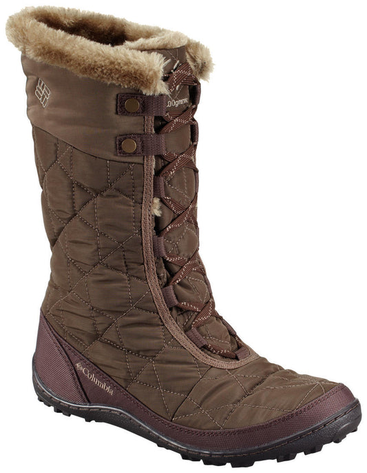 Columbia Women Brown MINX MID II OMNI-HEAT Water Resistant Shoes