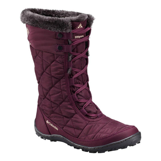 Columbia Women Purple MINX MID II OMNI-HEAT Water Resistant Shoes