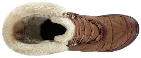 Columbia Women Brown MINX MID II OMNI-HEAT TWEED Water Resistant Shoes