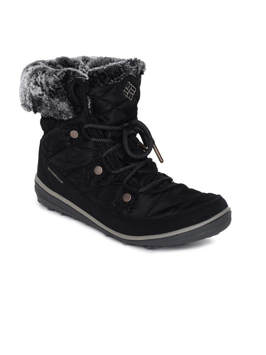 Columbia Women Black HEAVENLY SHORTY OMNI-HEAT Water Resistant Shoes