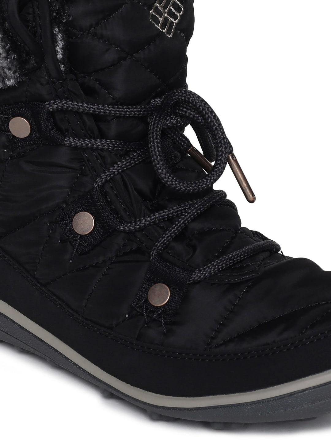 Columbia Women Black HEAVENLY SHORTY OMNI-HEAT Water Resistant Shoes