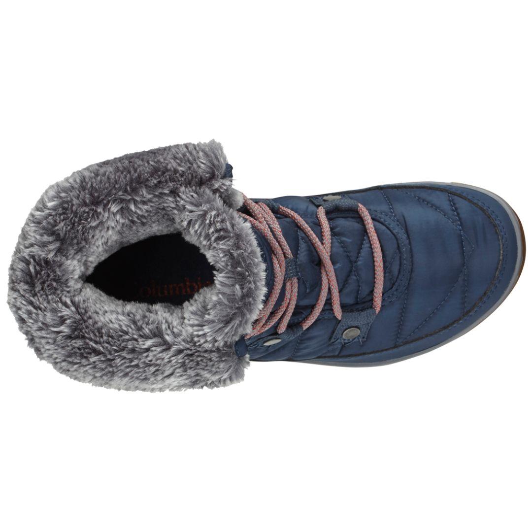 Columbia Women Navy Blue HEAVENLY SHORTY OMNI-HEAT Water Resistant Shoes