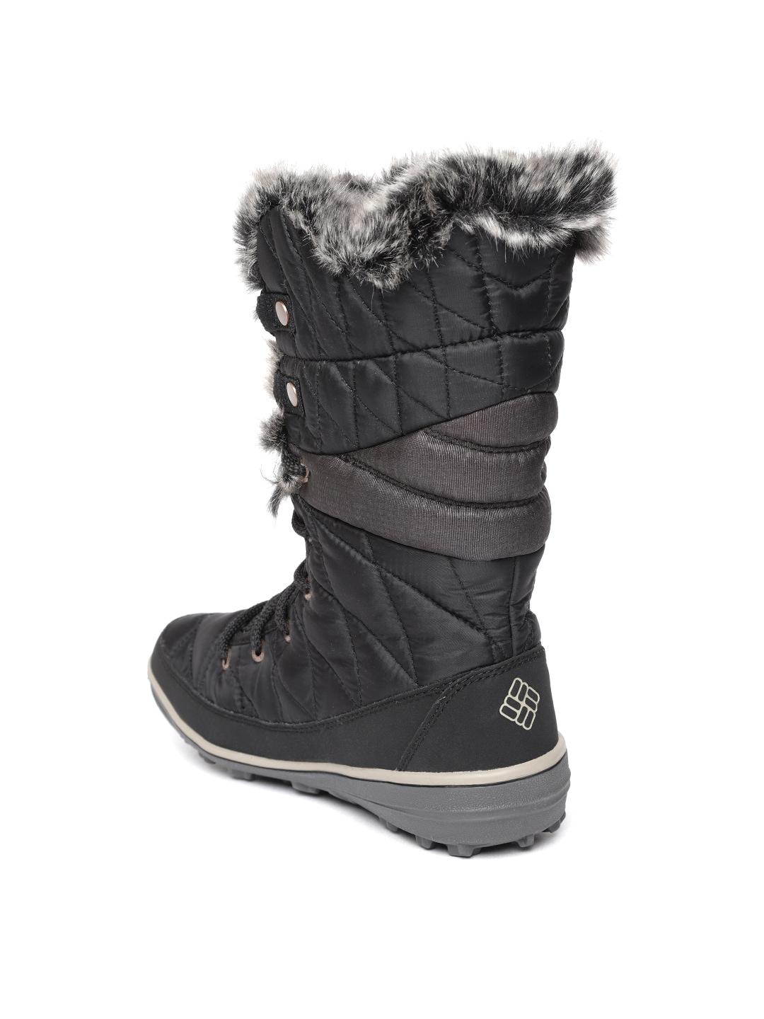 Columbia Women Black HEAVENLY OMNI HEAT Water Resistant Shoes