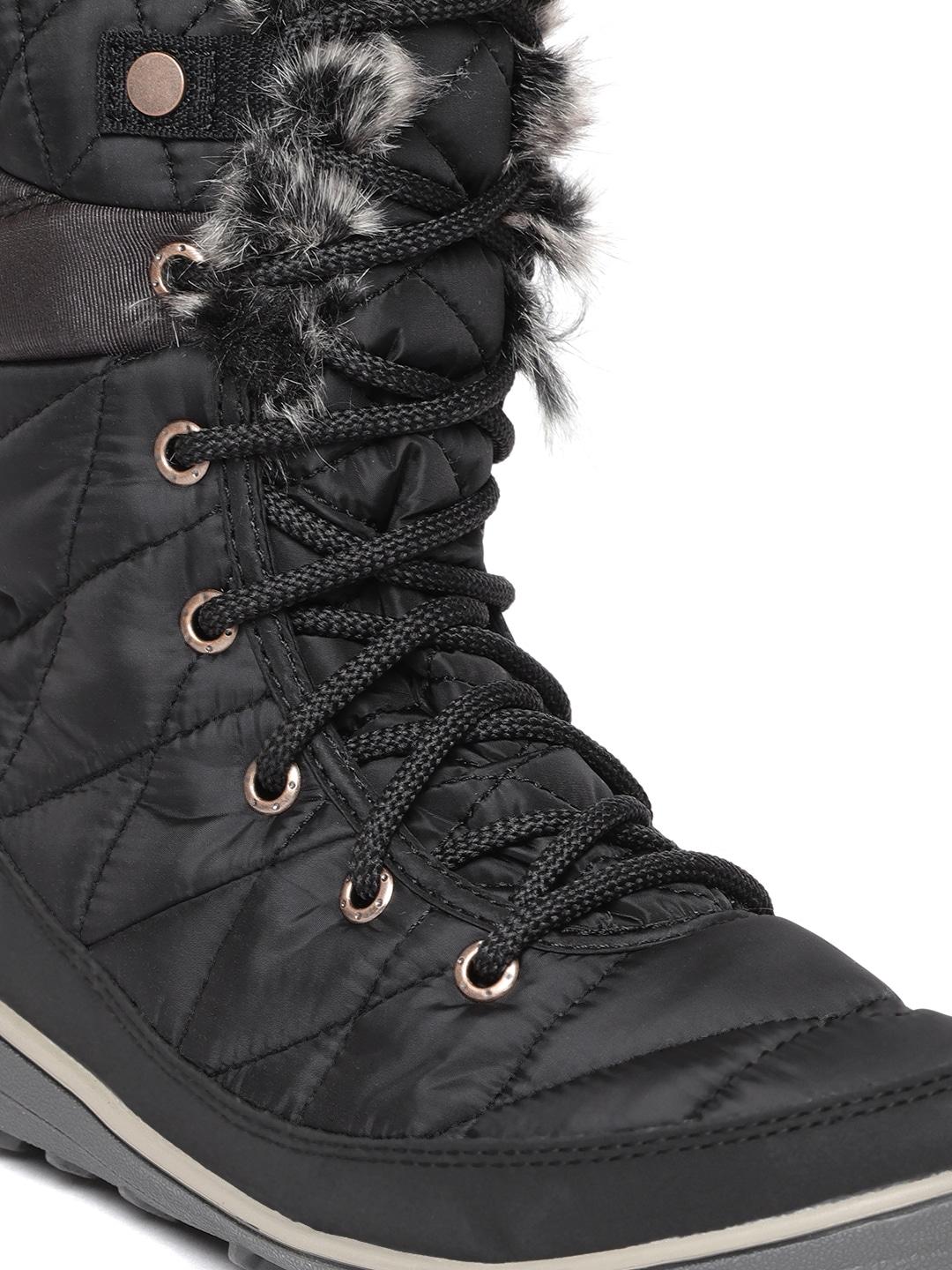 Columbia Women Black HEAVENLY OMNI HEAT Water Resistant Shoes
