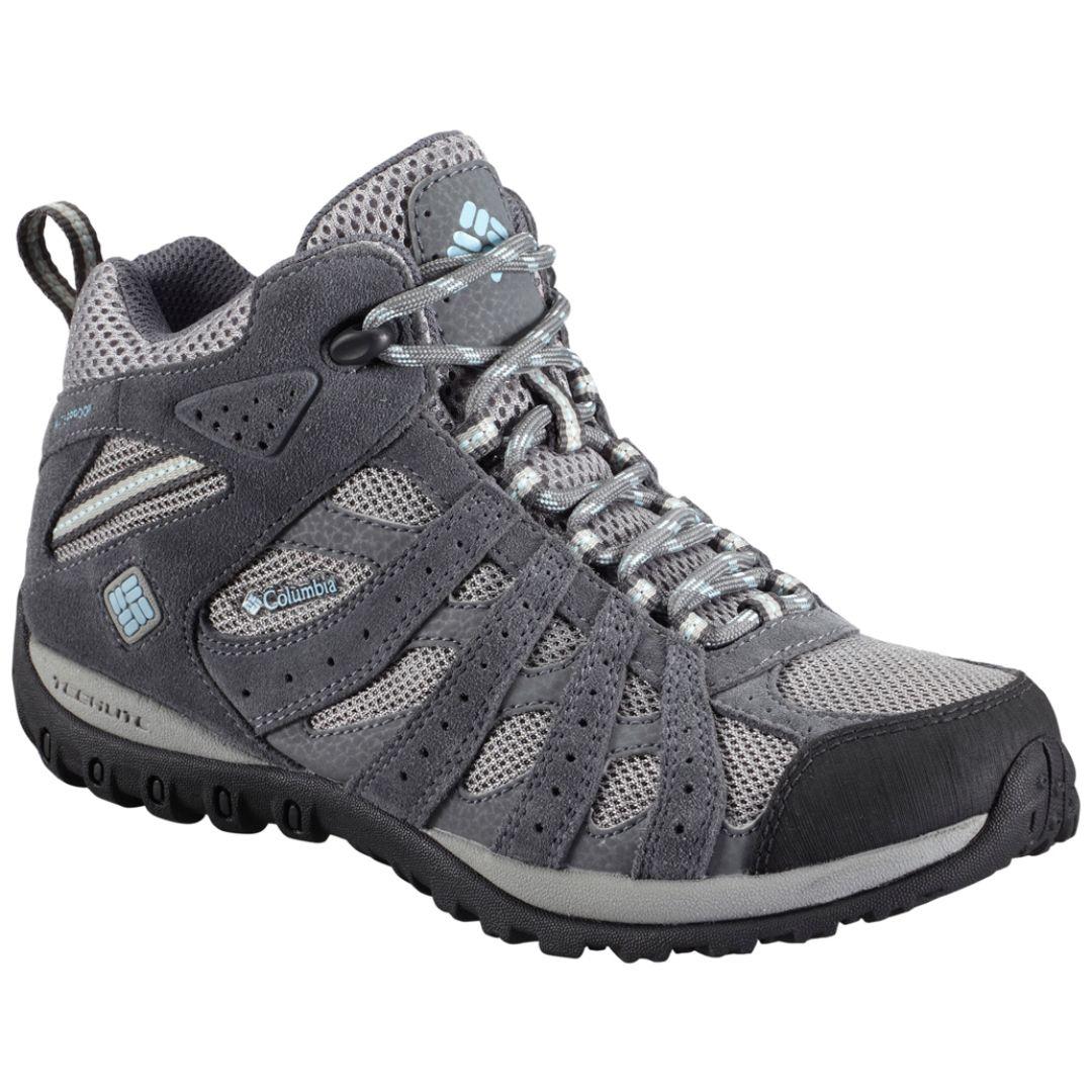 Columbia Women Grey REDMOND MID Water Resistant Shoes