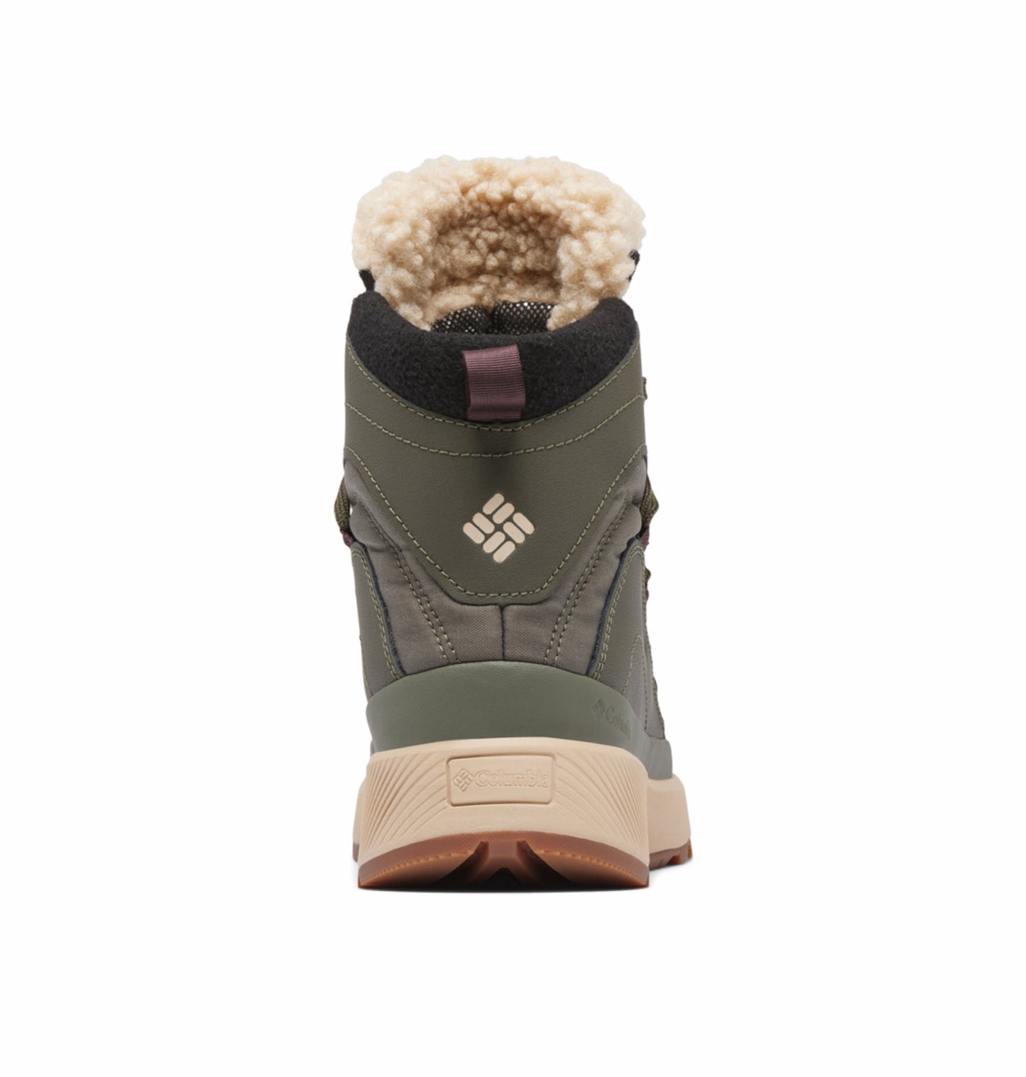 Columbia Women Green Omni-Heat Reflective Red Hills Mid Shoes