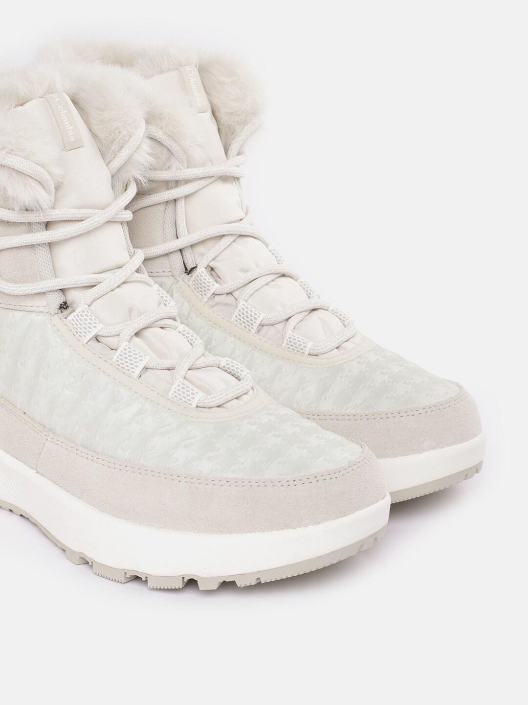 Columbia Women White SLOPESIDE PEAK LUXE Water Resistant Shoes