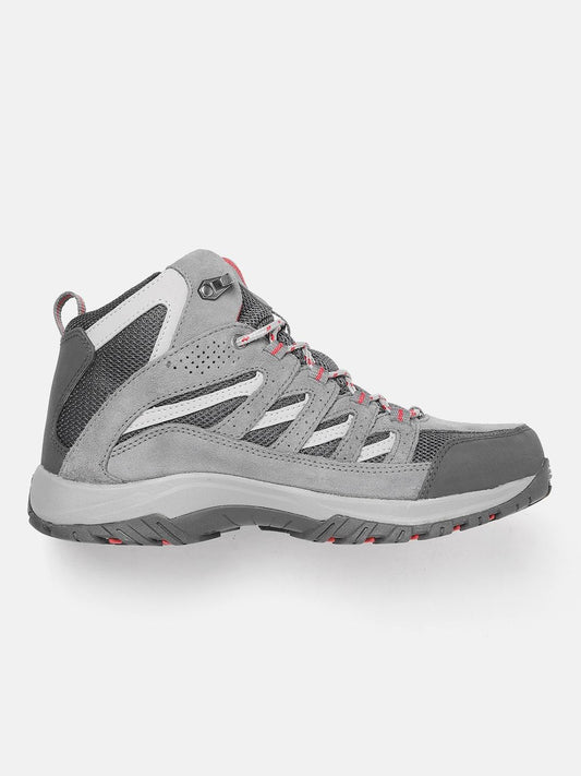 Columbia Women Grey Crestwood Mid Water Resistant Shoes