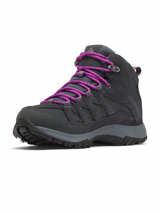 Columbia Women Grey Crestwood Mid Water Resistant Shoes