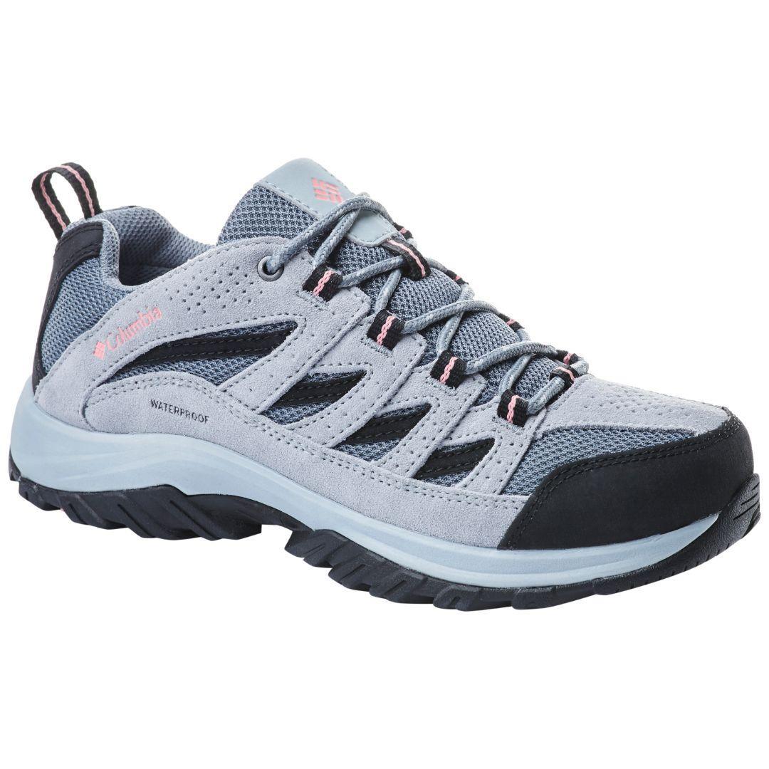 Columbia Women Grey CRESTWOOD Water Resistant Shoes