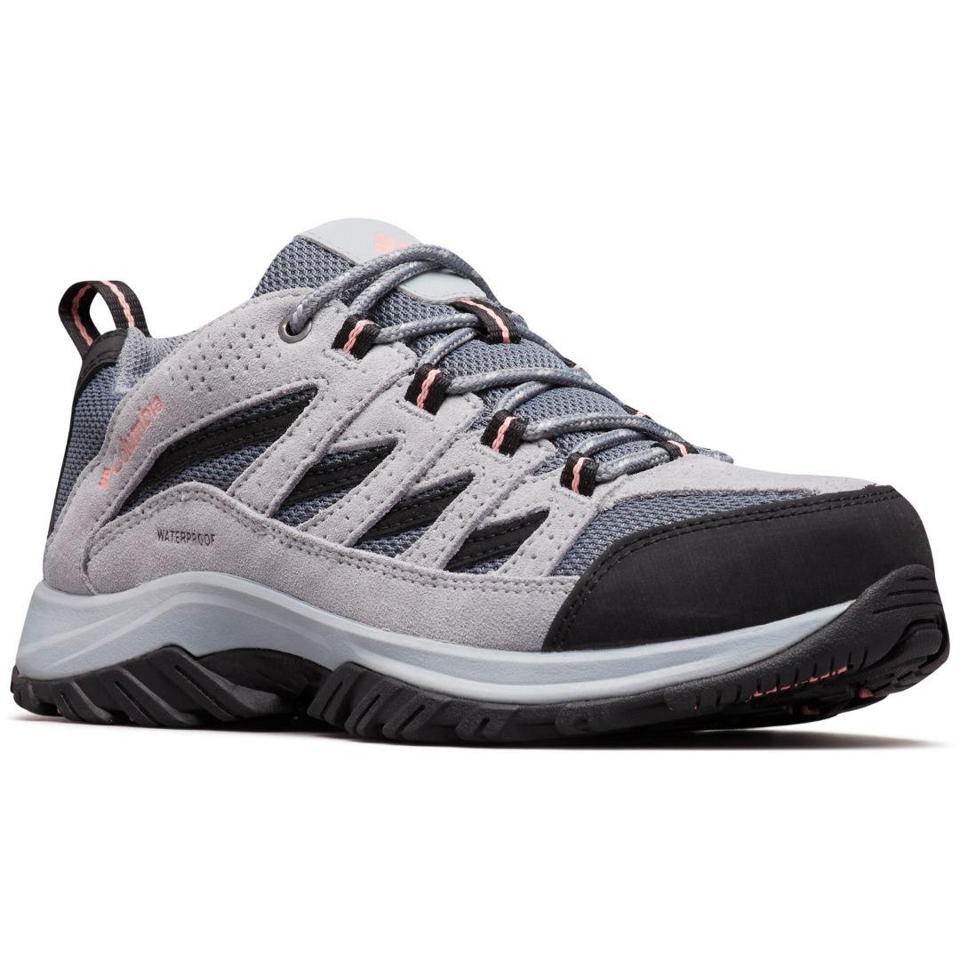 Columbia Women Grey CRESTWOOD Water Resistant Shoes