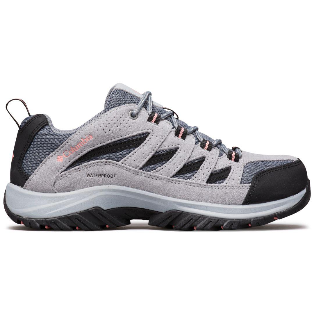 Columbia Women Grey CRESTWOOD Water Resistant Shoes