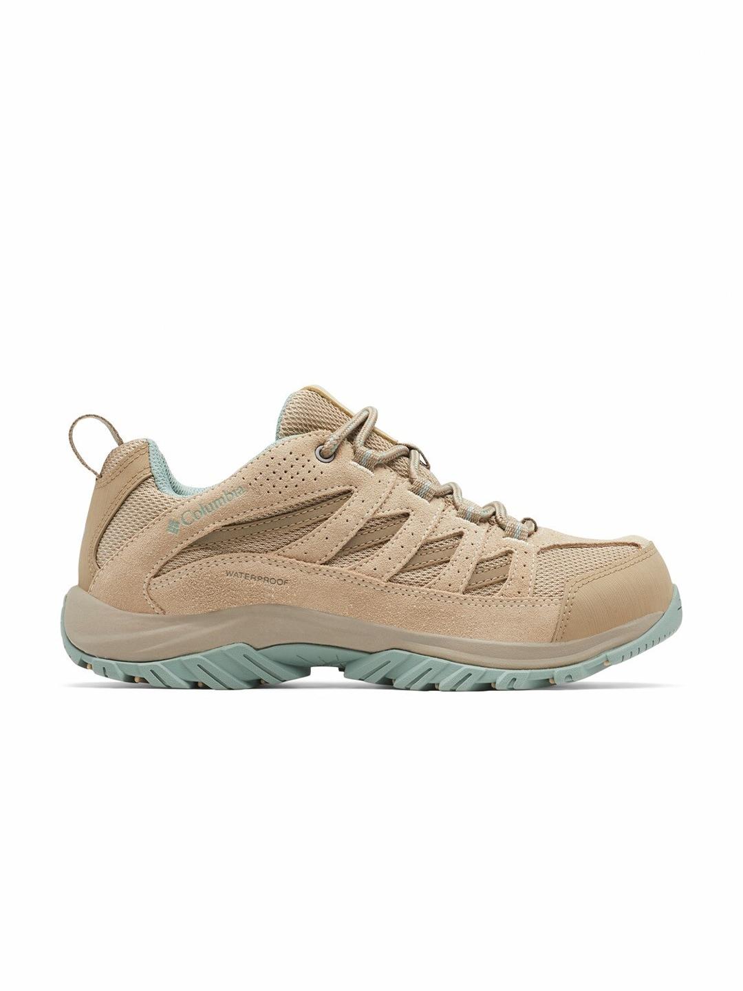 Columbia Women White Crestwood Water Resistant Shoes