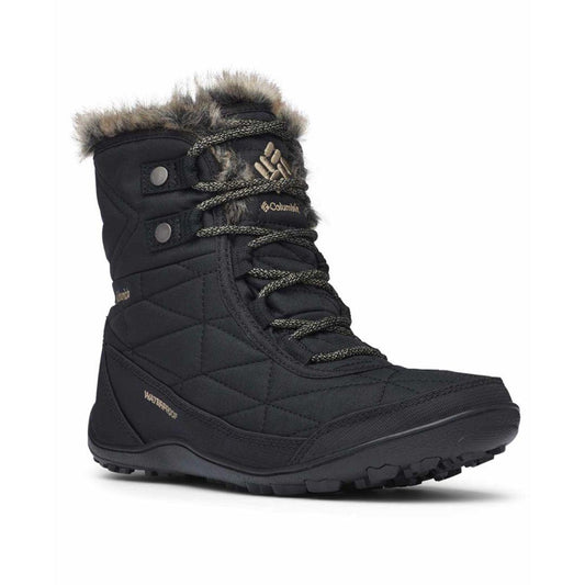 Columbia Women Black MINX SHORTY III Water Resistant Shoes