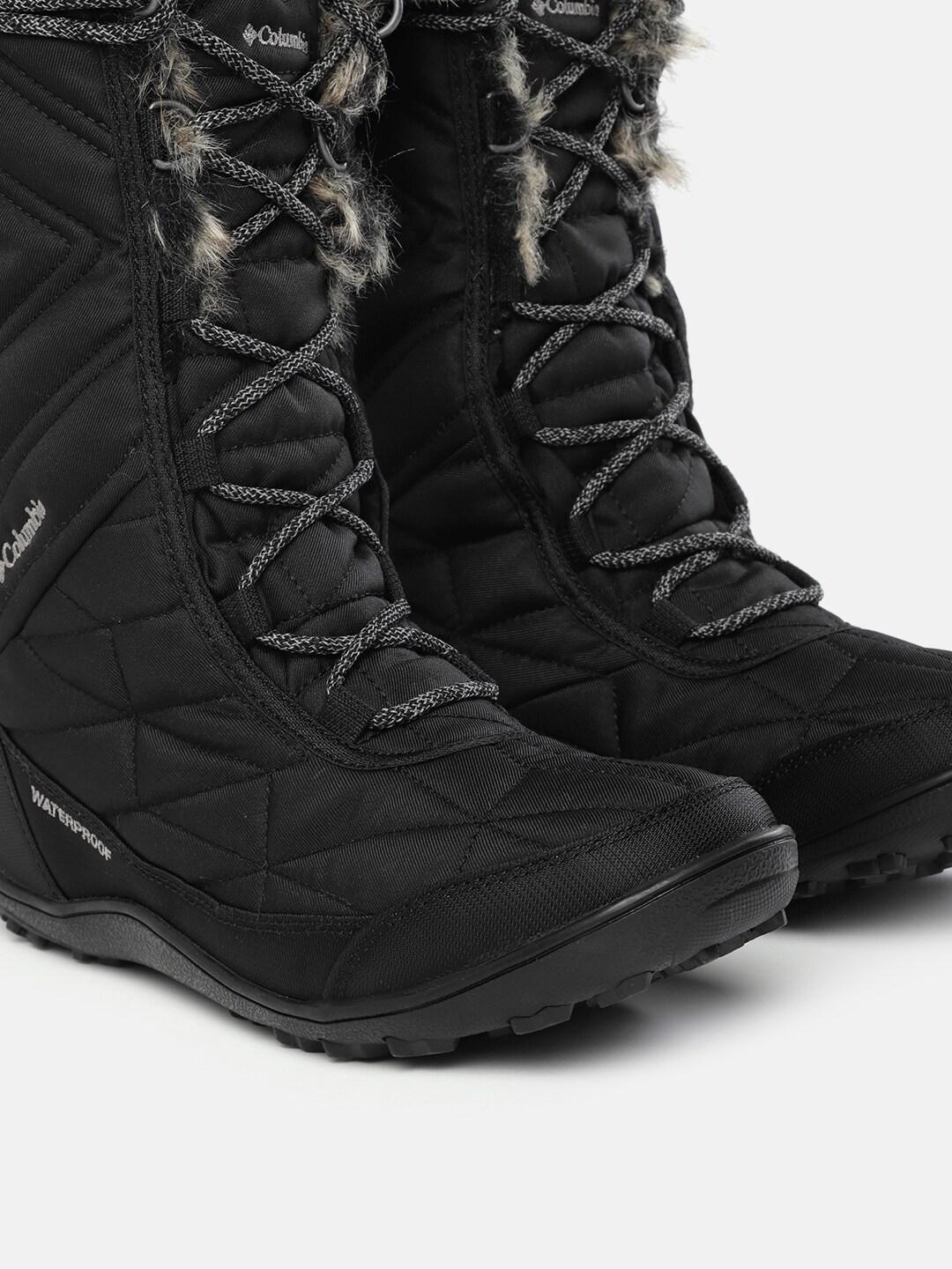 Columbia Women Black MINX MID III Water Resistant Shoes