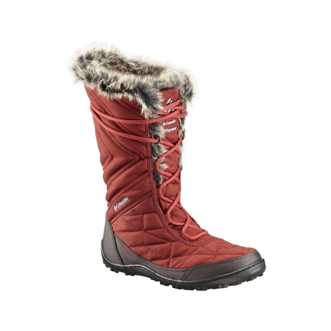 Columbia Women Red MINX MID III Water Resistant Shoes