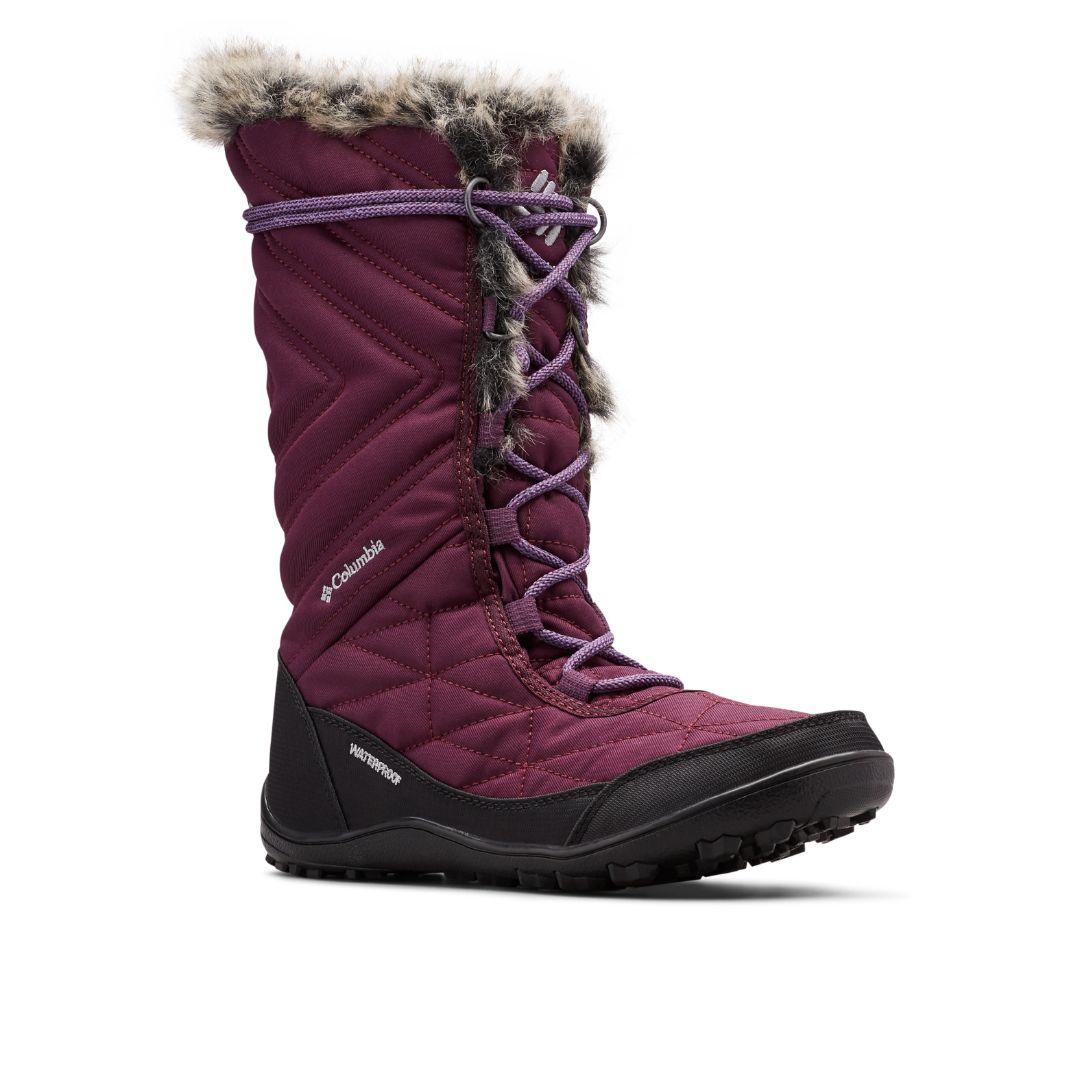 Columbia Women Red MINX MID III Water Resistant Shoes