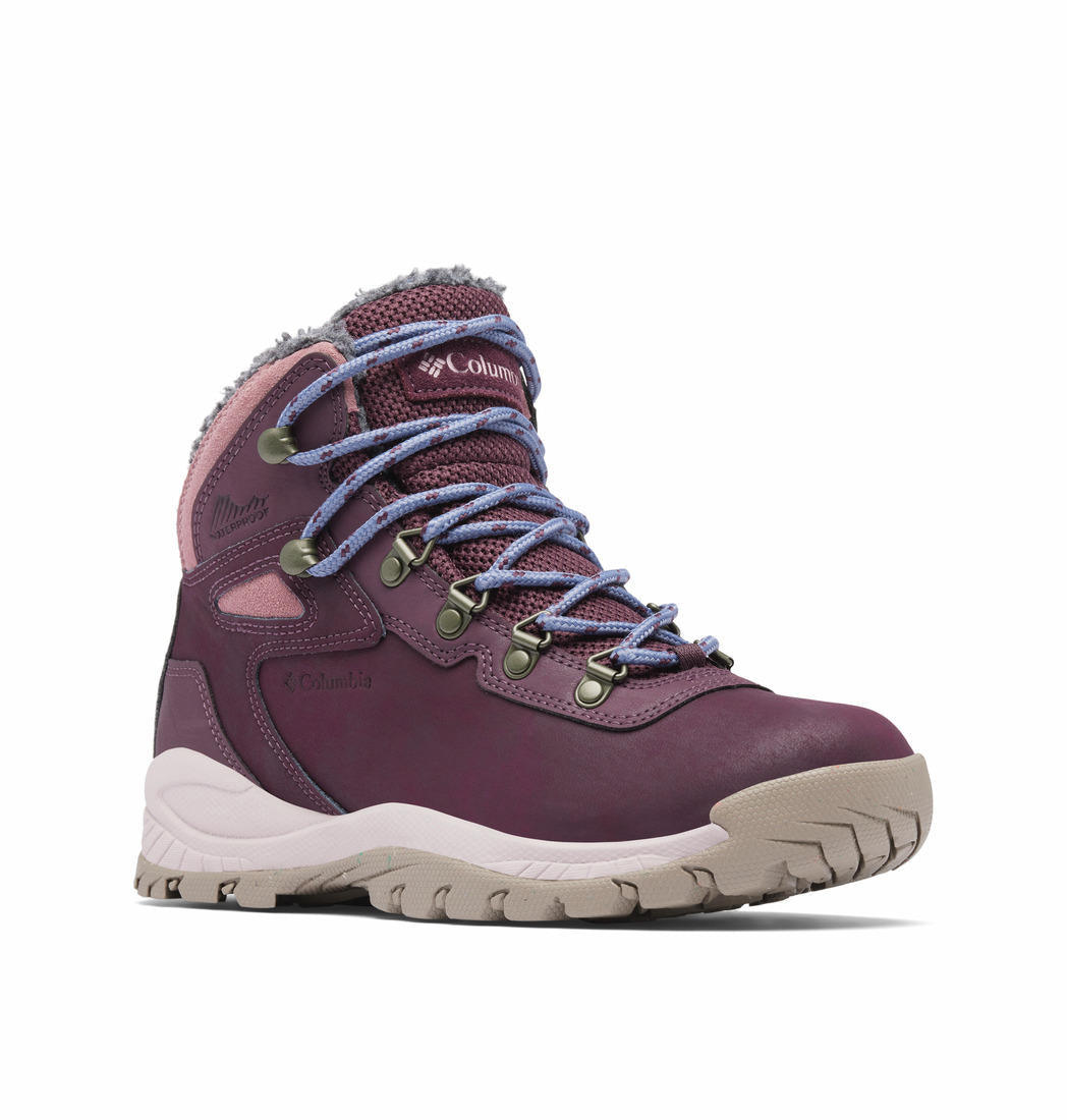 Columbia Womens Maroon NEWTON RIDGE WP OMNI-HEAT II