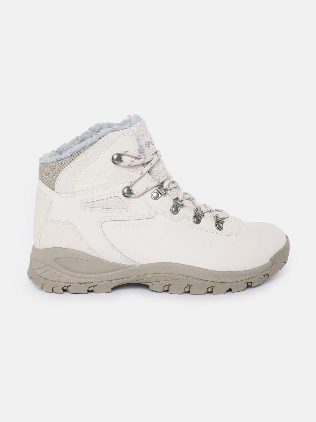 Columbia Women White NEWTON RIDGE WP OMNI-HEAT II