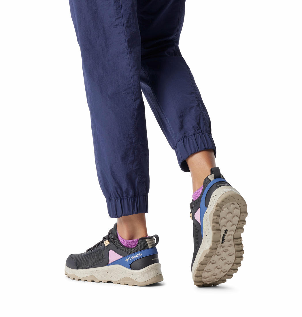A Women Wearing Columbia Women Black TRAILSTORM ASCEND WP