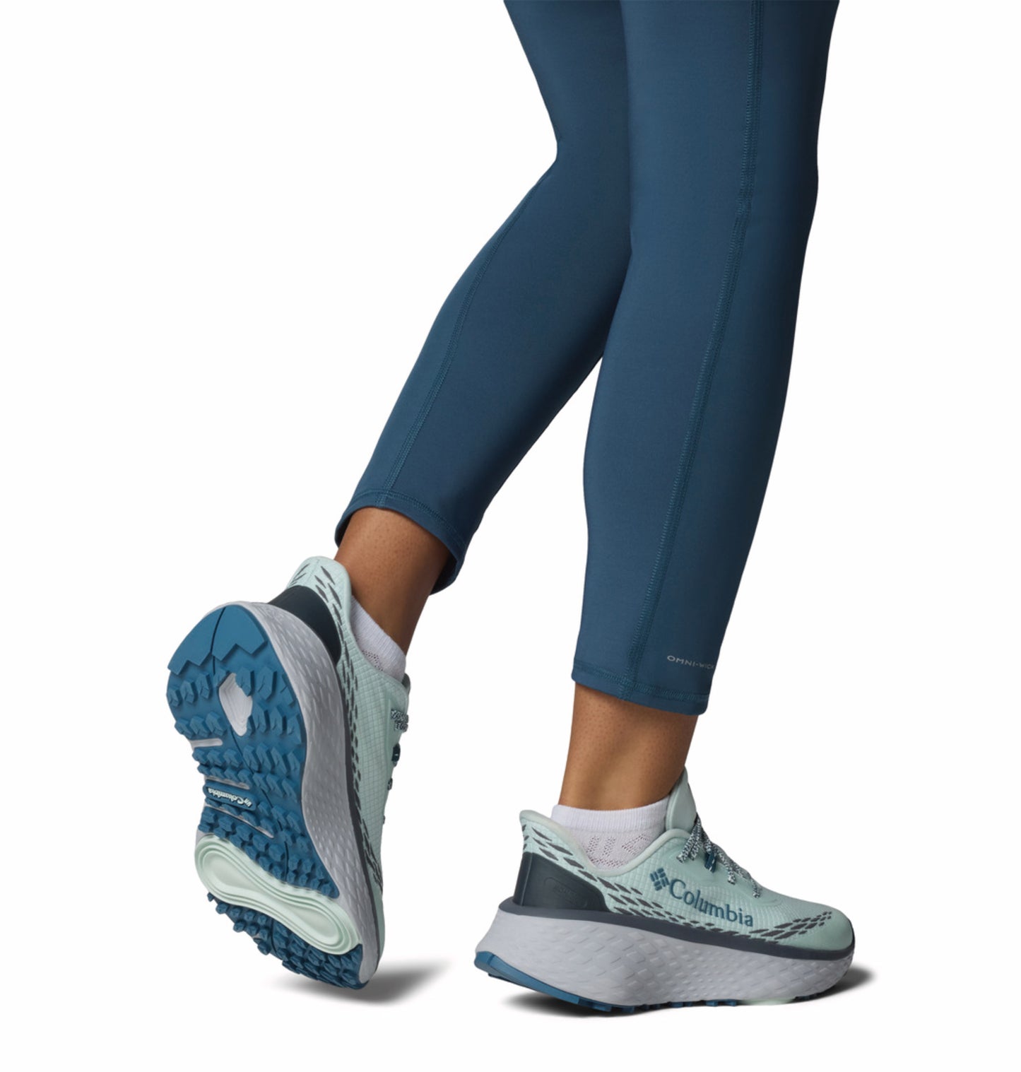Columbia Women Blue OmniMax Konos Trillium ATR Trail Running Shoes