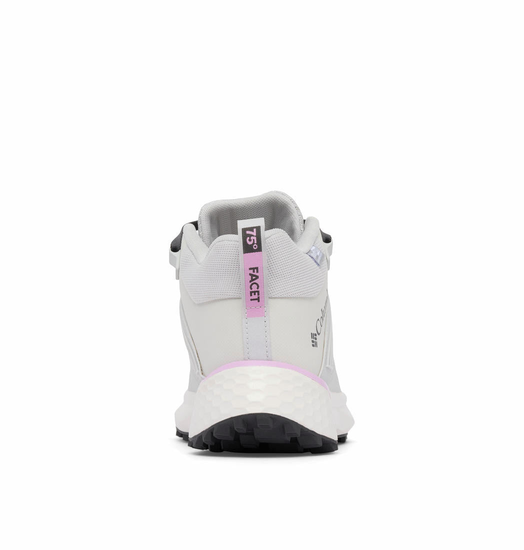 Columbia Womens Grey Facet 75 Mid Outdry Shoes