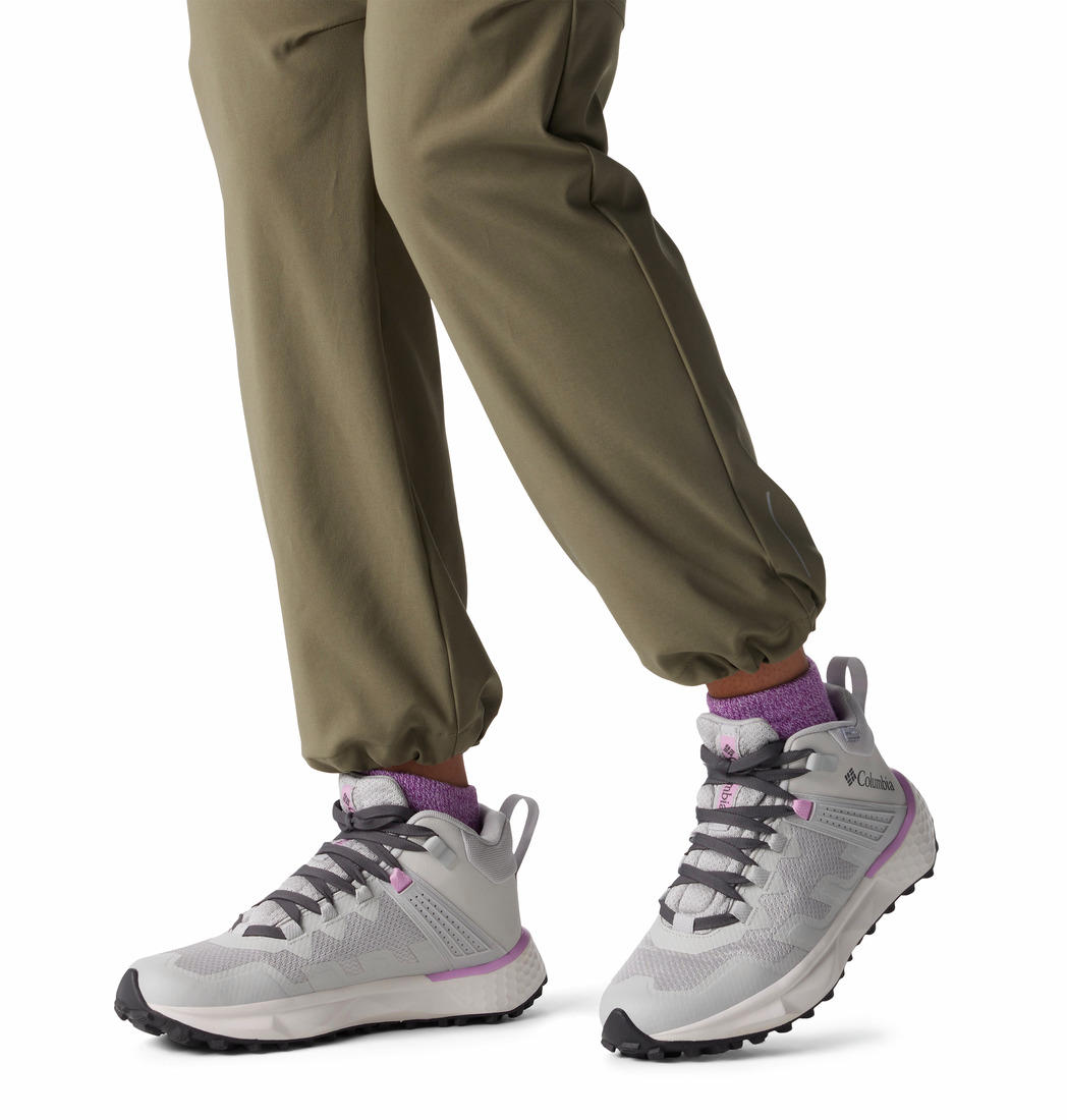 Columbia Womens Grey Facet 75 Mid Outdry Shoes