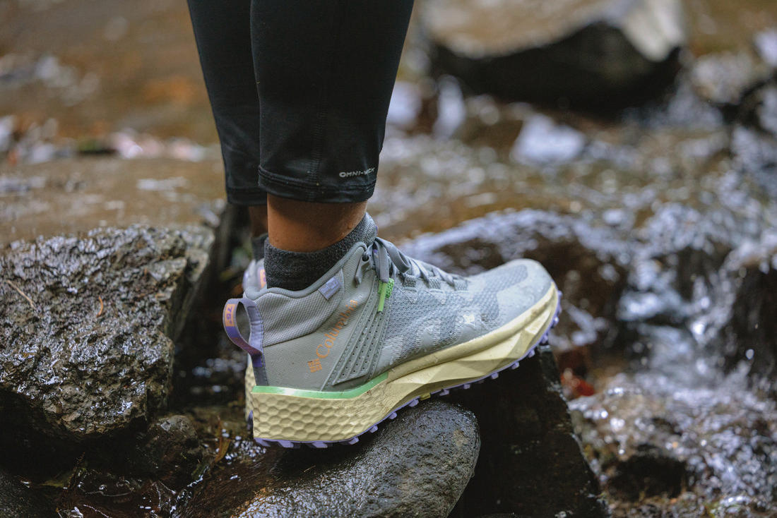 Columbia Women Grey Facet 75 Mid Outdry (Complete Waterproof)