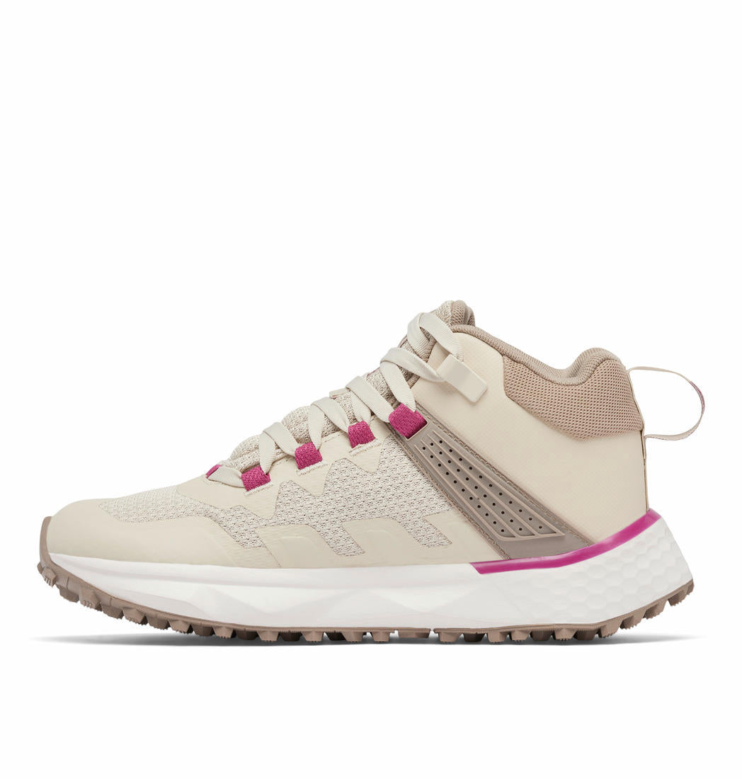 Columbia Womens Cream Facet 75 Mid Outdry Shoes