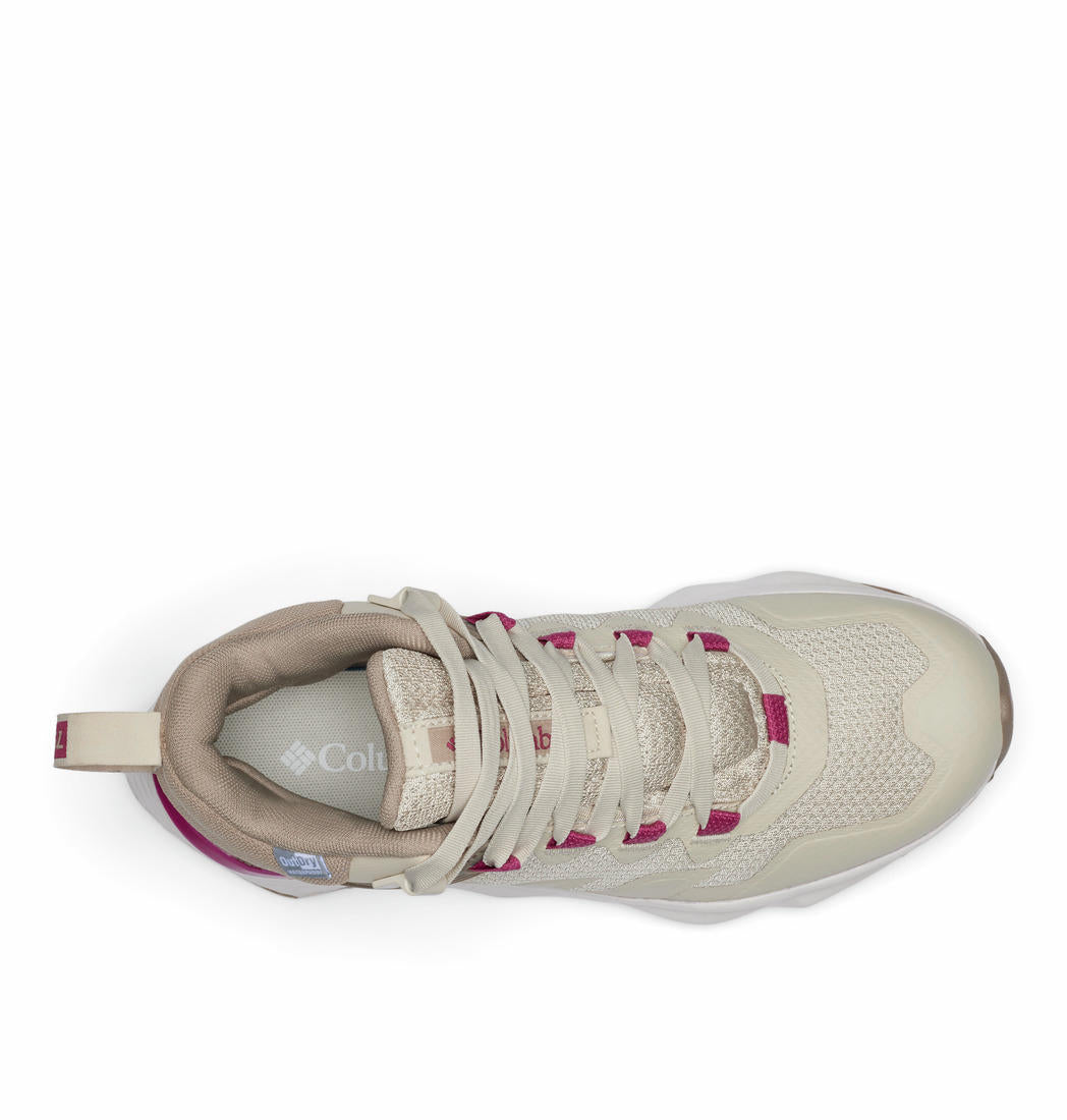 Columbia Womens Cream Facet 75 Mid Outdry Shoes