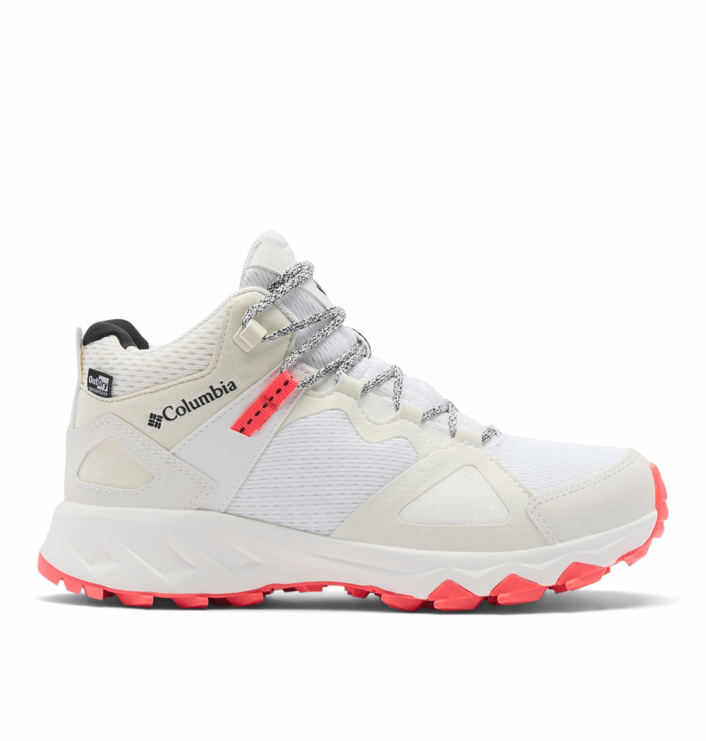 Columbia Women Off- White OutDry Peakfreak Hera Hiking & Trekking Shoes (Fully Waterproof)